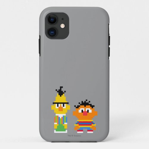 Bert and Ernie Pixel Art iPhone 11 Case