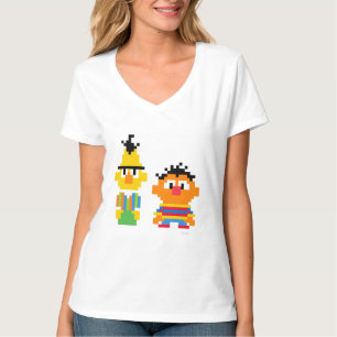 Bert and Ernie Pixel Art T-Shirt