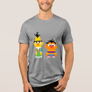 Bert and Ernie Pixel Art Tri-Blend Shirt