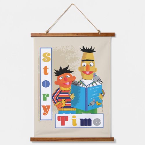 Bert and Ernie Story Time Hanging Tapestry