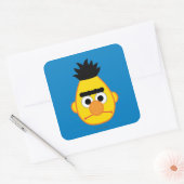 Bert Angry Face Square Sticker (Envelope)