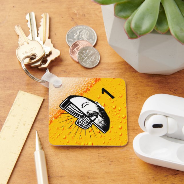 Bert Basket Disc Golf Bag Tag Keychain (Desk)