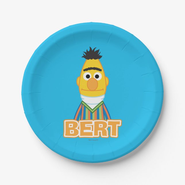 Bert Classic Style Paper Plates (Front)