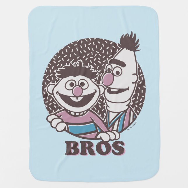 Bert & Ernie | Bros Baby Blanket (Front)