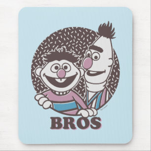 Bert & Ernie Bros Mouse Pad
