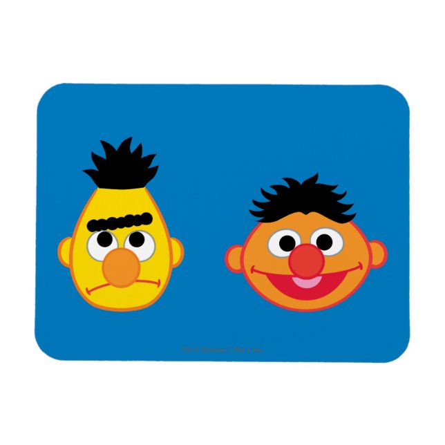 Bert & Ernie Emojis Magnet (Horizontal)