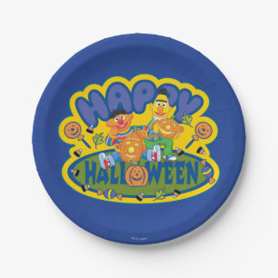 Bert & Ernie   Happy Halloween Paper Plates