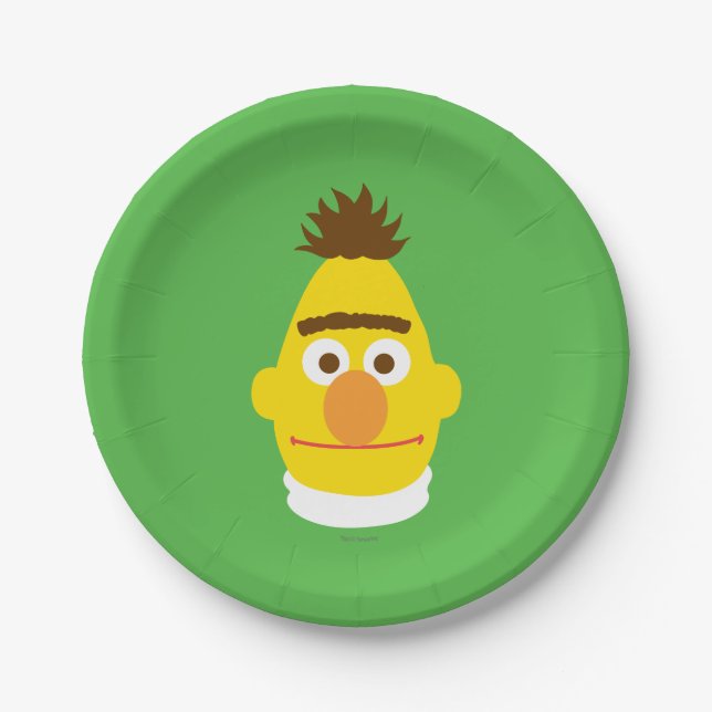 Bert Face Paper Plates (Front)