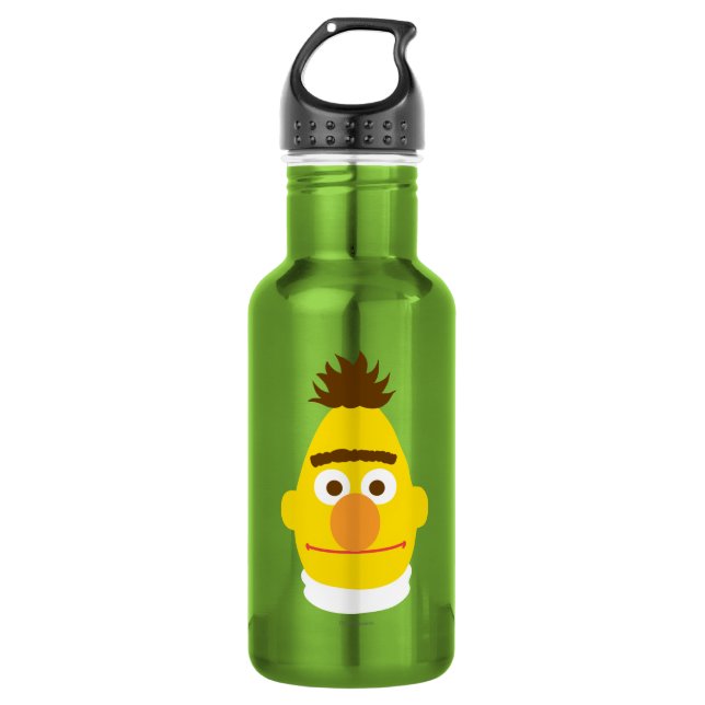 Bert Face Stainless Steel Water Bottle (Front)