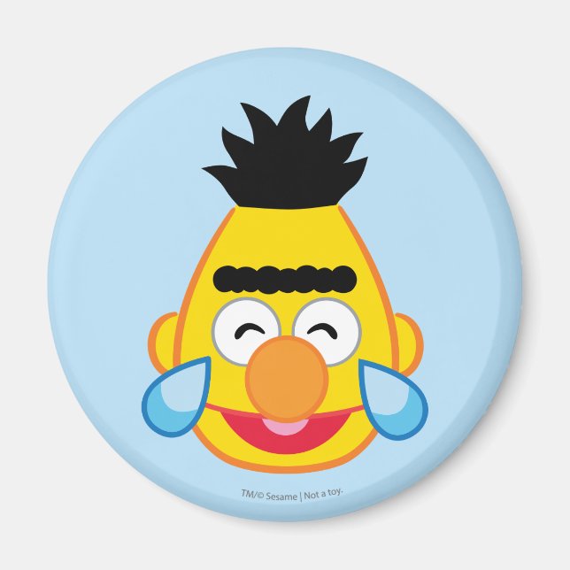 Bert Face with Tears of Joy Magnet (Front)