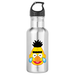 Bert Face with Tears of Joy Stainless Steel Water Bottle