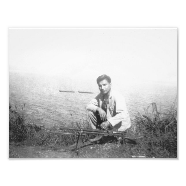 Bert Funmaker B&W Photo (Front)