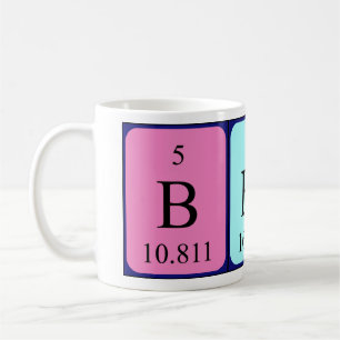 Bert periodic table name mug