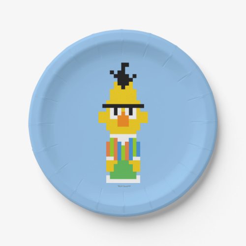 Bert Pixel Art Paper Plates