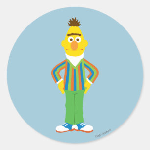 Bert Standing Classic Round Sticker