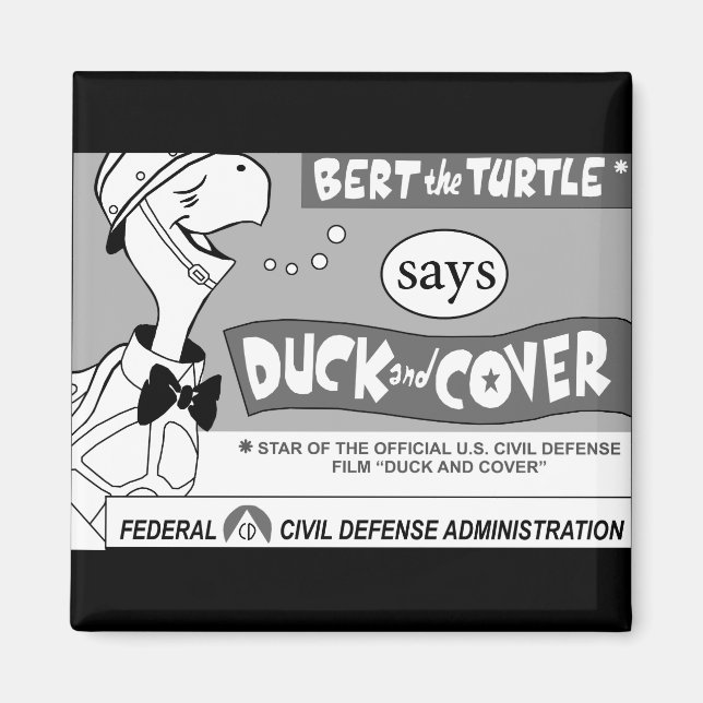 Bert the Turtle Says Magnet (Front)