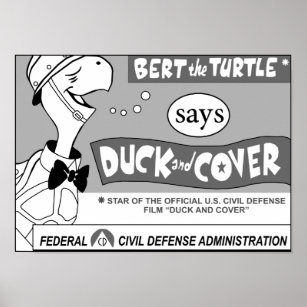 Bert the Turtle Says Poster