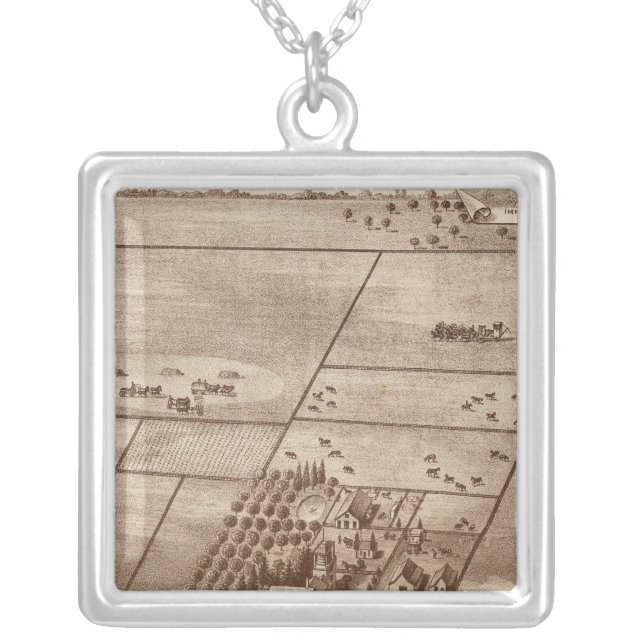 Bertch ranch silver plated necklace (Front)