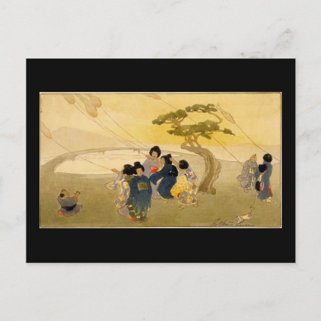 Bertha Boynton Lum Kites Postcard (Front)