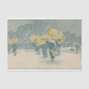 Bertha Lum Winter Tissue Paper