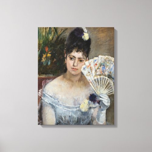 Berthe Morisot _ At the Bal Canvas Print