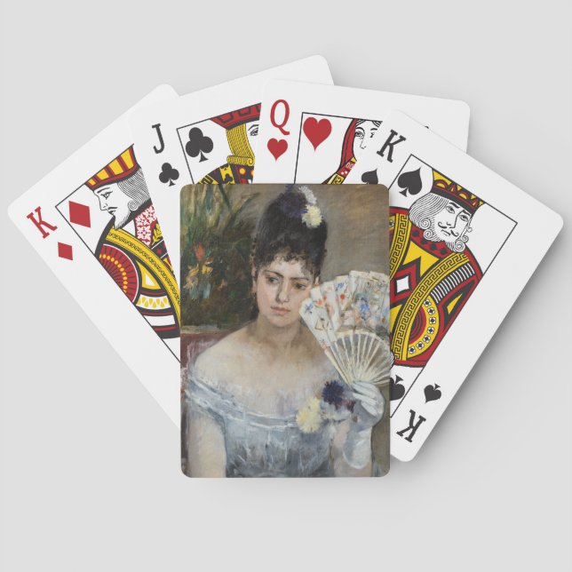 Berthe Morisot - At the Bal Poker Cards (Back)