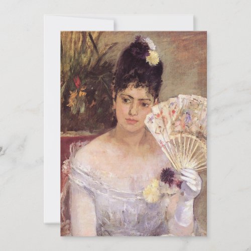 Berthe Morisot _ Au bal Invitation