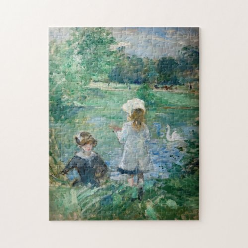Berthe Morisot _ Beside a Lake Jigsaw Puzzle