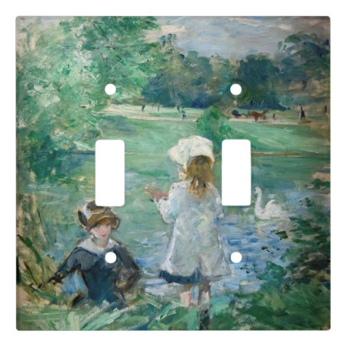 Berthe Morisot _ Beside a Lake Light Switch Cover