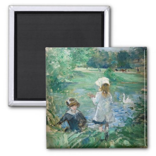 Berthe Morisot _ Beside a Lake Magnet