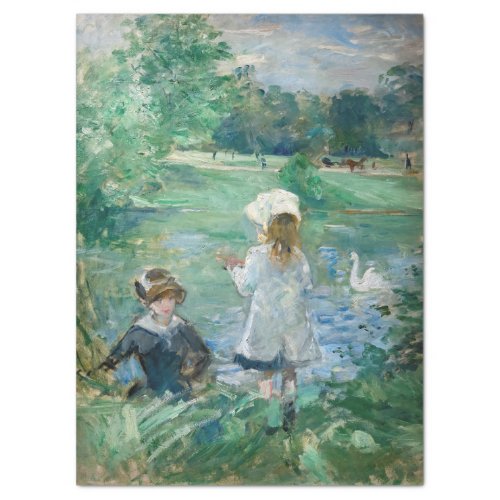 Berthe Morisot _ Beside a Lake Tissue Paper
