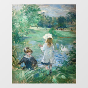 Berthe Morisot - Beside a Lake Wall Decal