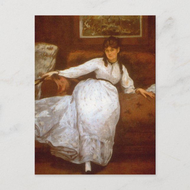 Berthe Morisot by Edouard Manet Postcard (Front)