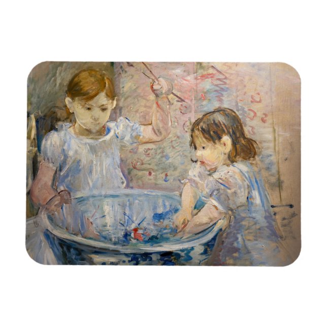 Berthe Morisot - Children at the Basin Magnet (Horizontal)