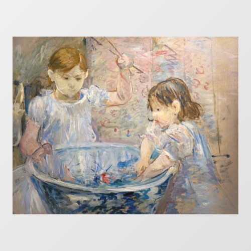 Berthe Morisot _ Children at the Basin Window Cling