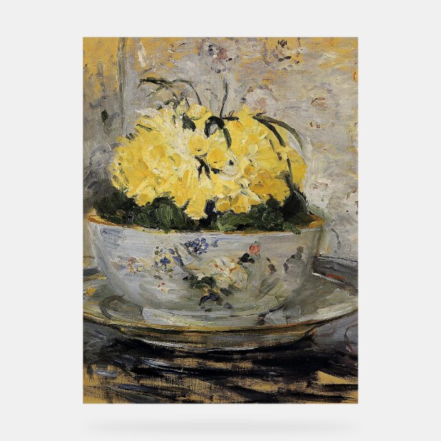 Berthe Morisot - Daffodils, fine art, Acrylic Sign (Front)