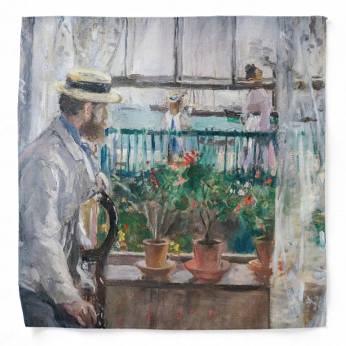 Berthe Morisot _ Eugene Manet on the Isle of Wight Bandana