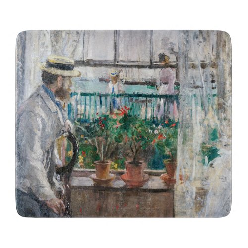 Berthe Morisot _ Eugene Manet on the Isle of Wight Cutting Board