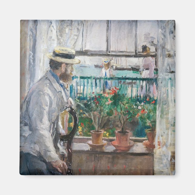Berthe Morisot - Eugene Manet on the Isle of Wight Magnet (Front)
