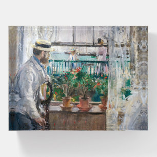Berthe Morisot - Eugene Manet on the Isle of Wight Paperweight