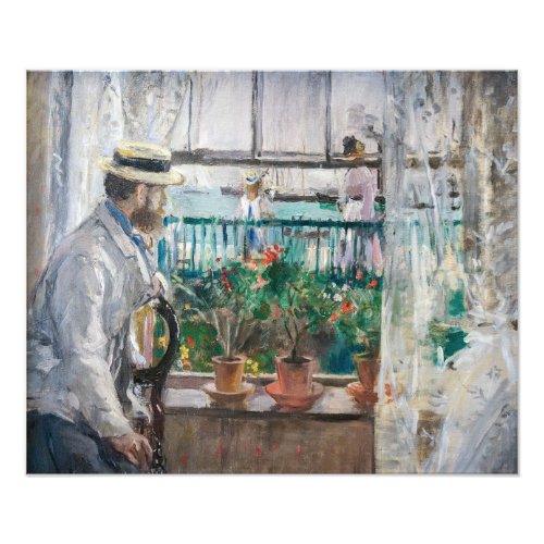 Berthe Morisot _ Eugene Manet on the Isle of Wight Photo Print