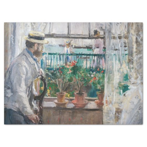 Berthe Morisot _ Eugene Manet on the Isle of Wight Tissue Paper