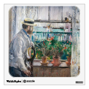 Berthe Morisot - Eugene Manet on the Isle of Wight Wall Decal