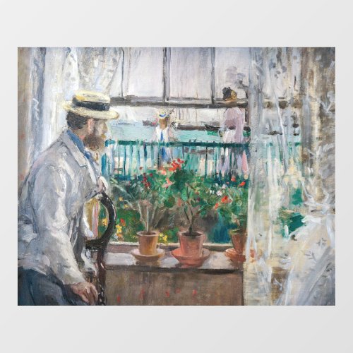 Berthe Morisot _ Eugene Manet on the Isle of Wight Window Cling