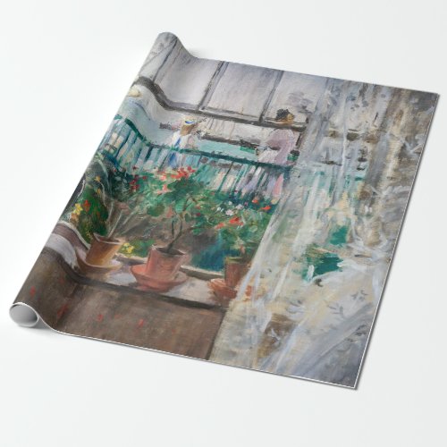 Berthe Morisot _ Eugene Manet on the Isle of Wight Wrapping Paper