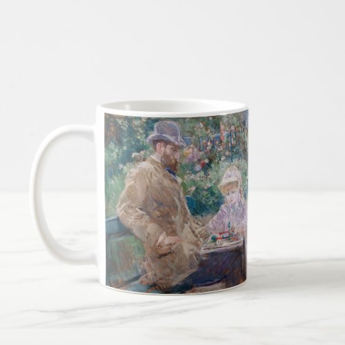 Berthe Morisot _ Eugene Manet with his daughter Coffee Mug