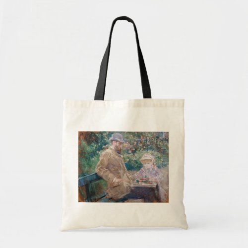 Berthe Morisot _ Eugene Manet with his daughter Tote Bag