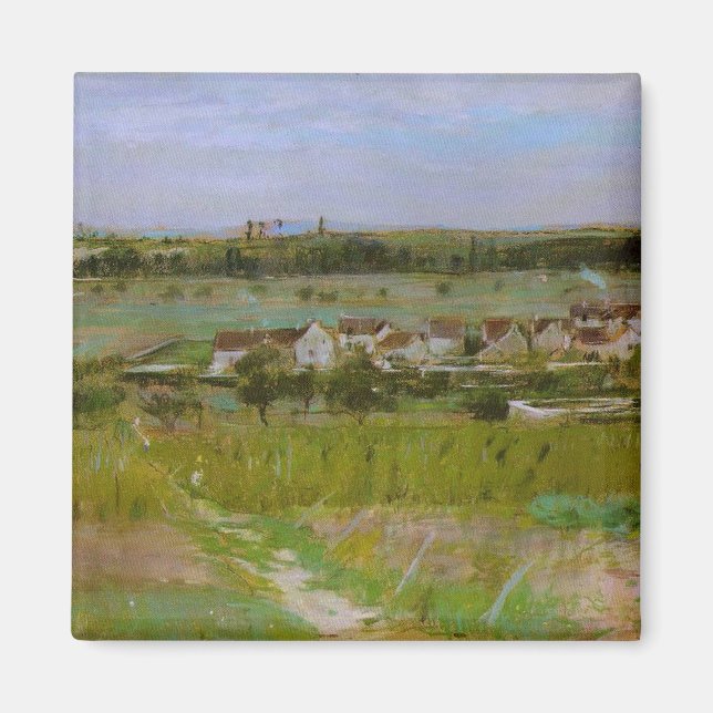 Berthe Morisot French Landscape Paintings Magnet (Front)