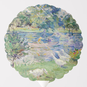 Berthe Morisot - Girl in a Boat with Geese Balloon