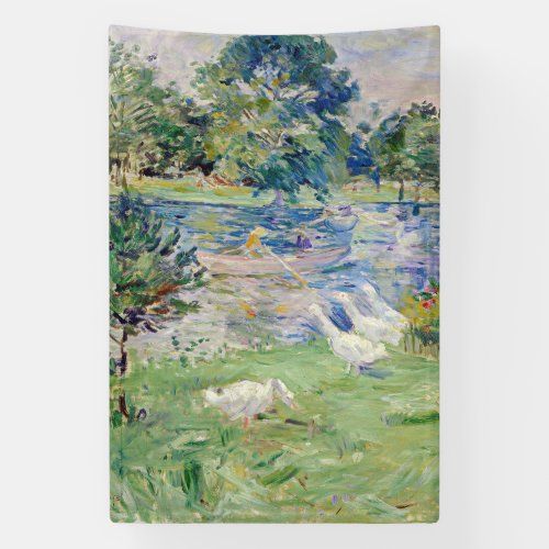 Berthe Morisot _ Girl in a Boat with Geese Banner